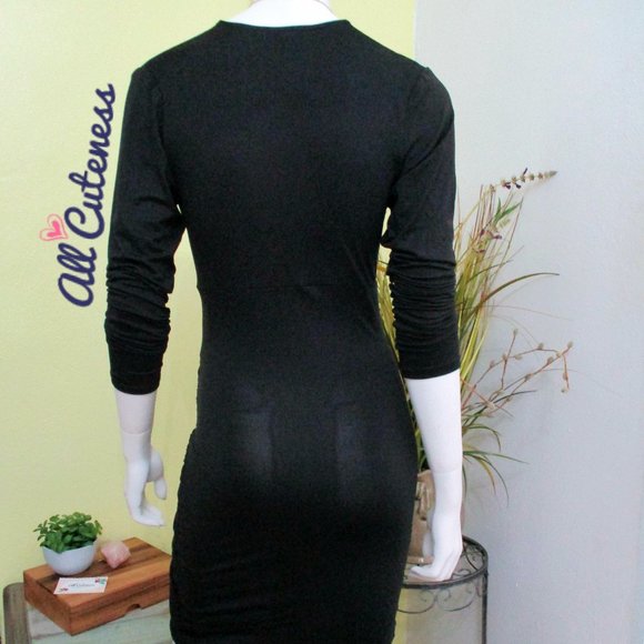 Capella Black Sleeve Dress Size S - Picture 7 of 8